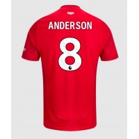 Nottingham Forest Elliot Anderson #8 Replika Hemmatröja 2024-25 Kortärmad